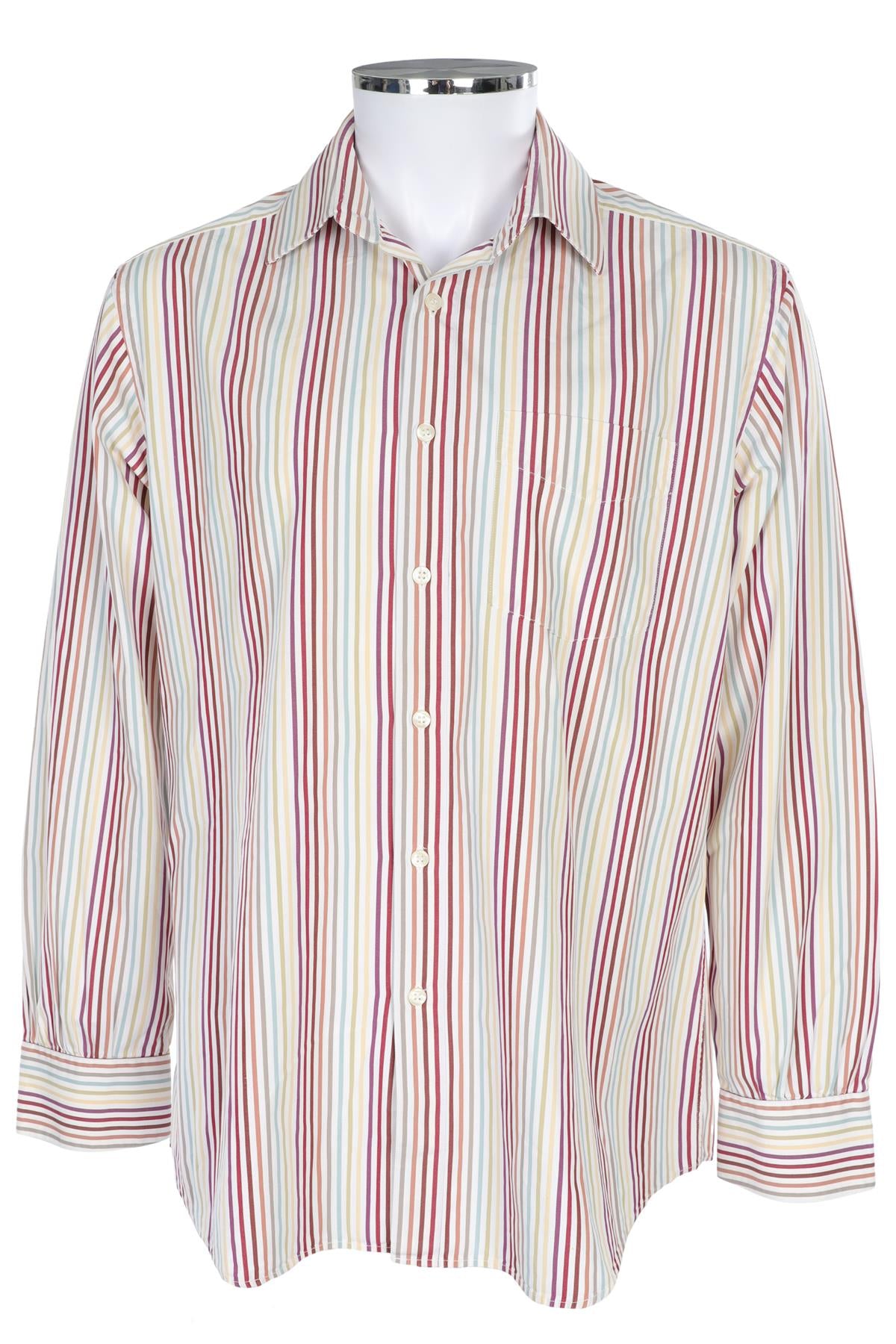 PAUL SMITH MULTI MEN'S COTTON SHIRT UK 16/42