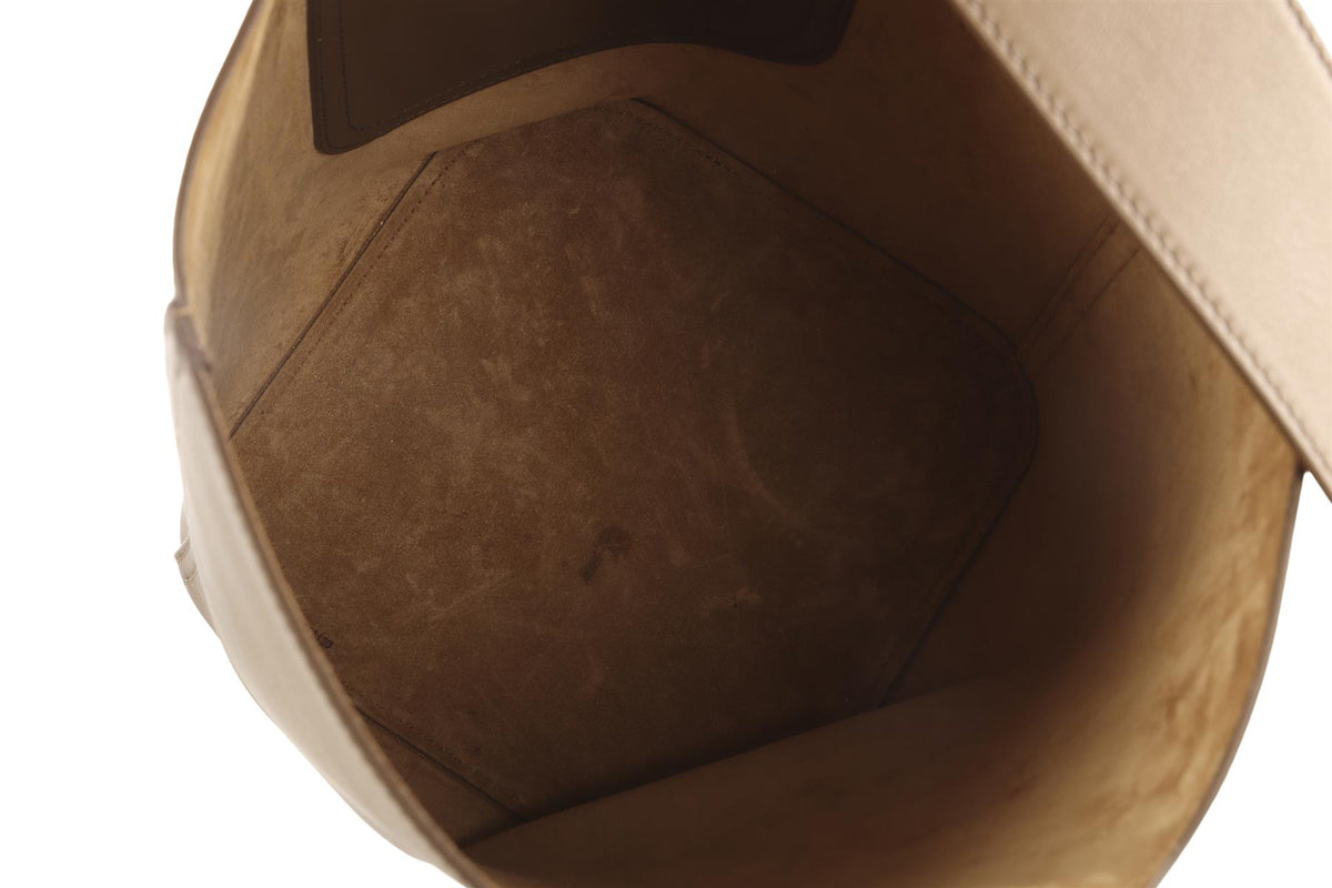 LOEWE BROWN PEBBLE MEDIUM LEATHER SHOULDER BAG