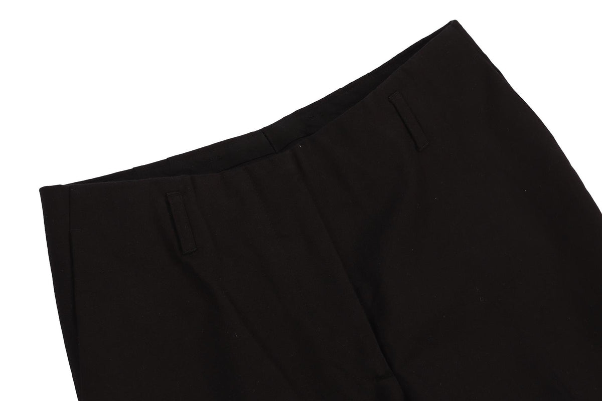 DRIES VAN NOTEN BLACK WOOL STRAIGHT LEG PANTS FR 36 UK 8