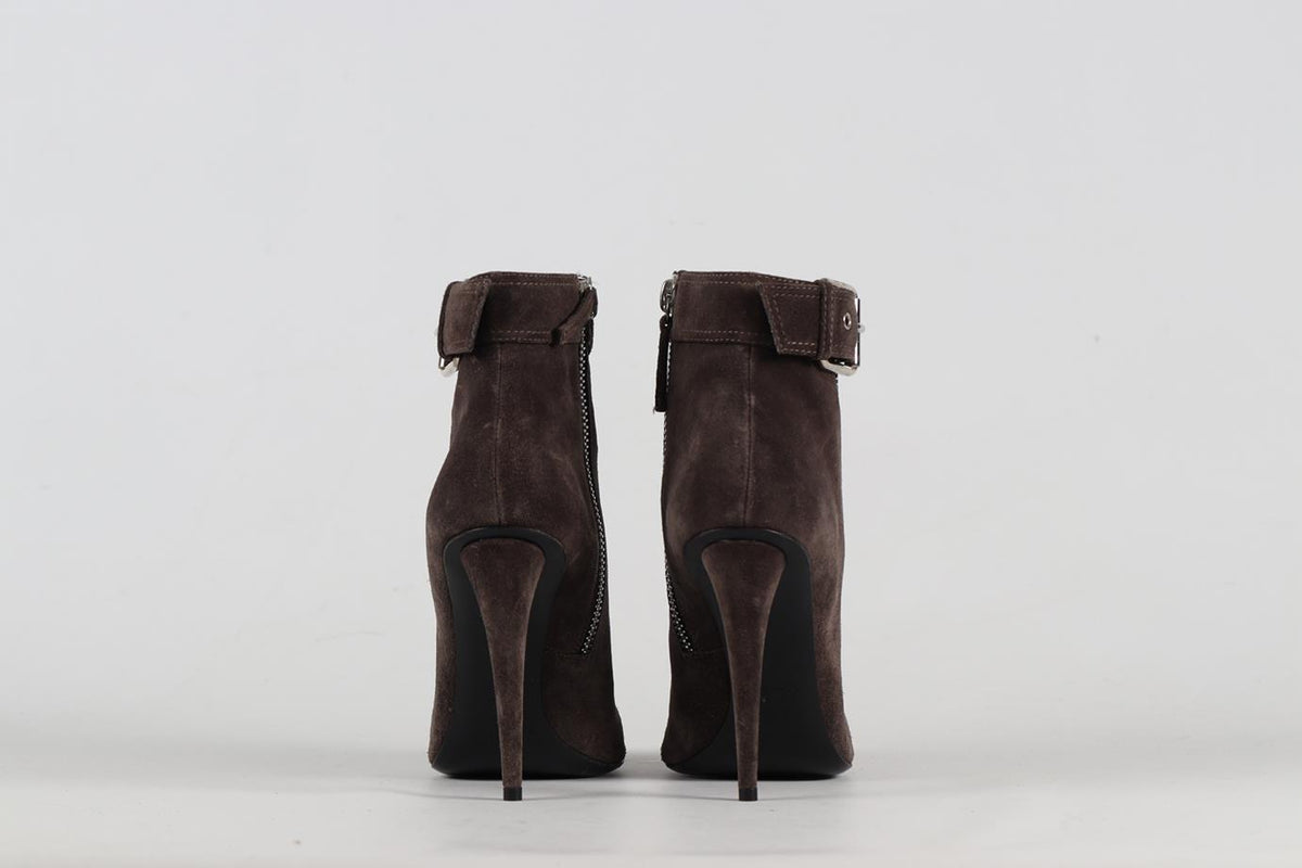 GIUSEPPE ZANOTTI SUEDE ANKLE BOOTS EU 38.5 UK 5.5 US 8.5