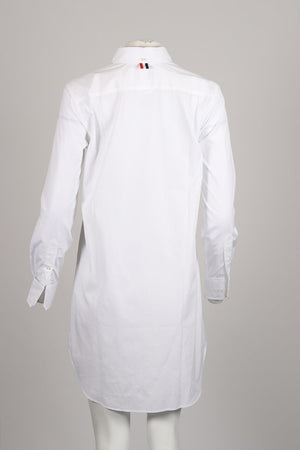 THOM BROWNE COTTON SHIRT DRESS IT 40 UK 8