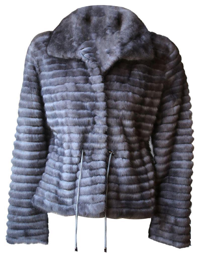 MILADY MINK FUR JACKET IT 40 UK 8
