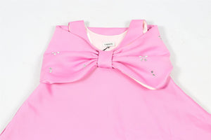 LANVIN PINK KIDS GIRLS SATIN DRESS 12 YEARS