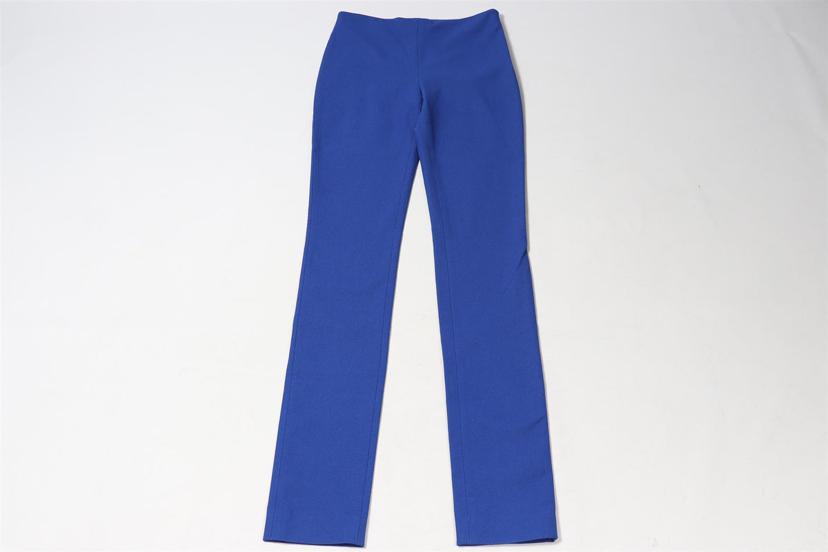 JOSEPH BLUE COTTON BLEND SKINNY PANTS FR 34 UK 6