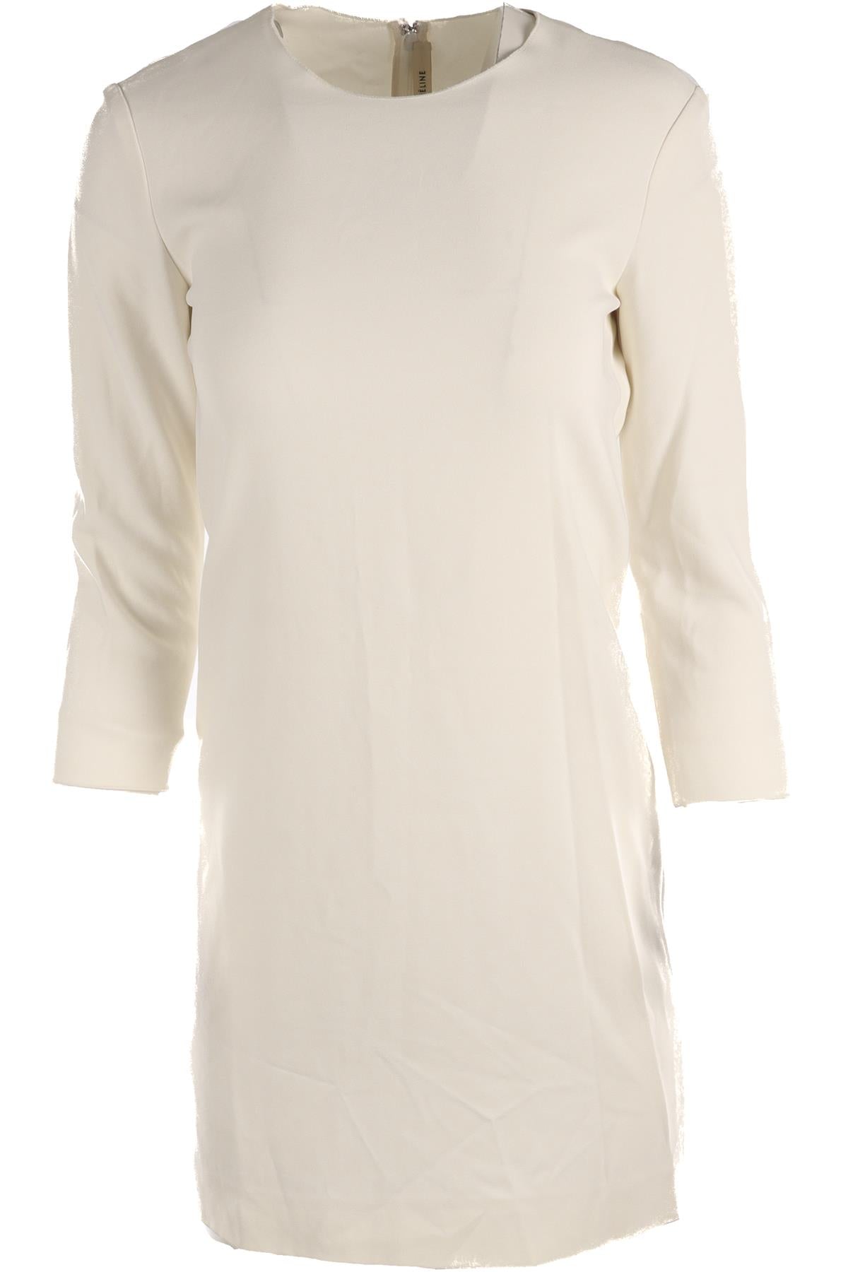 CELINE WHITE CREPE MINI DRESS FR 36 UK 8
