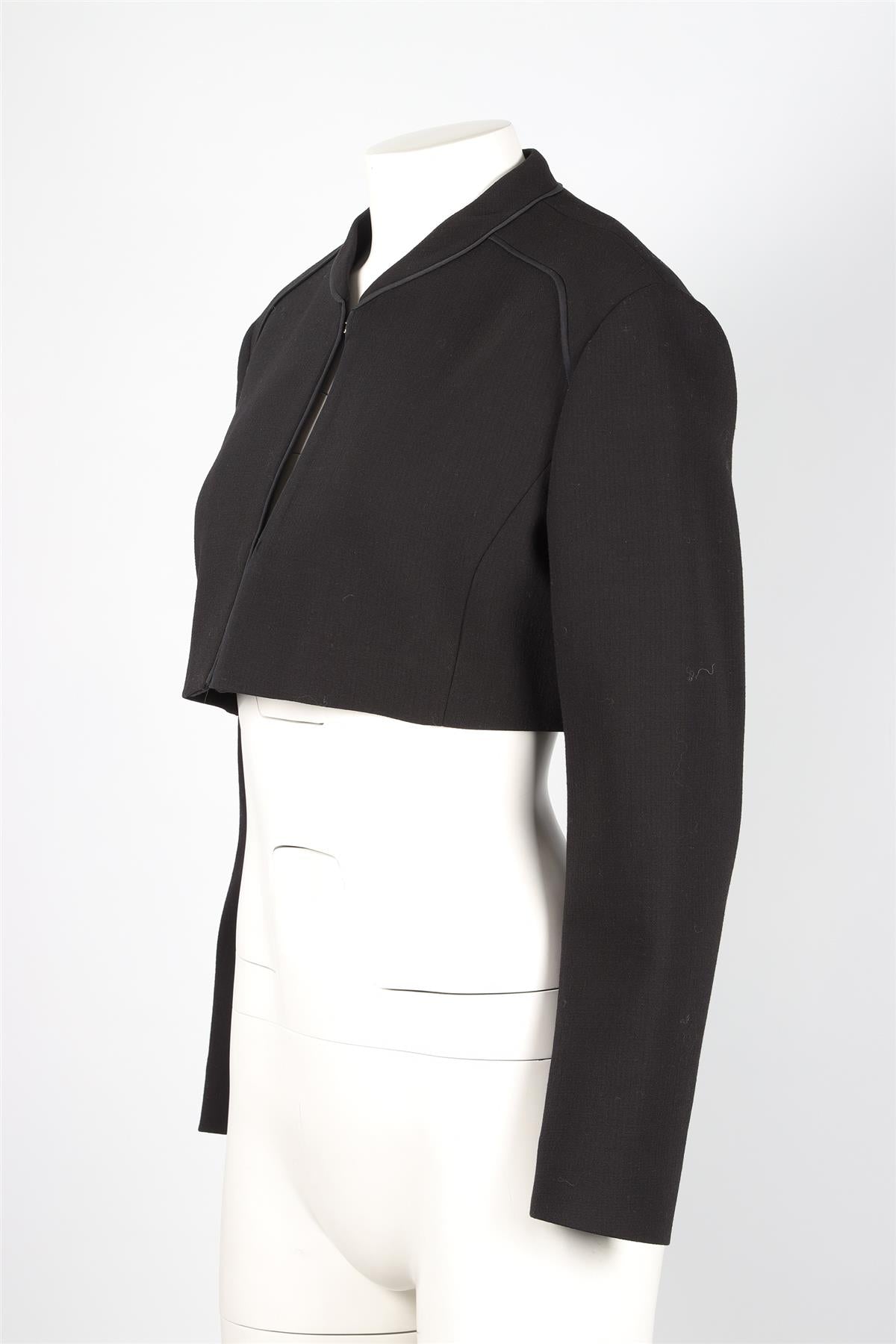 EMILIO PUCCI BLACK WOOL JACKET IT 48 UK 16