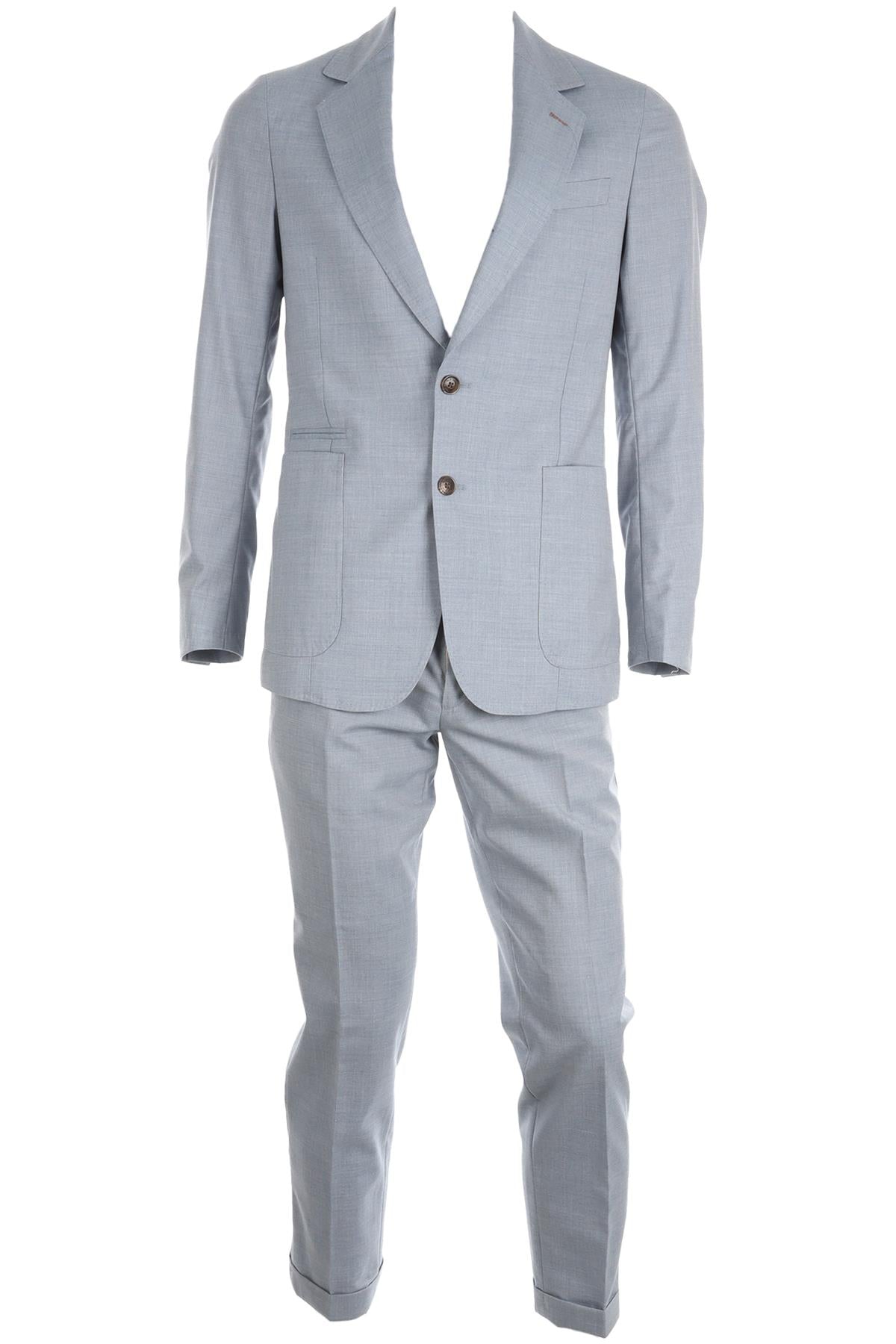 PAUL SMITH BLUE MENS WOOL SUIT UK/US 36 FR 36 IT 46