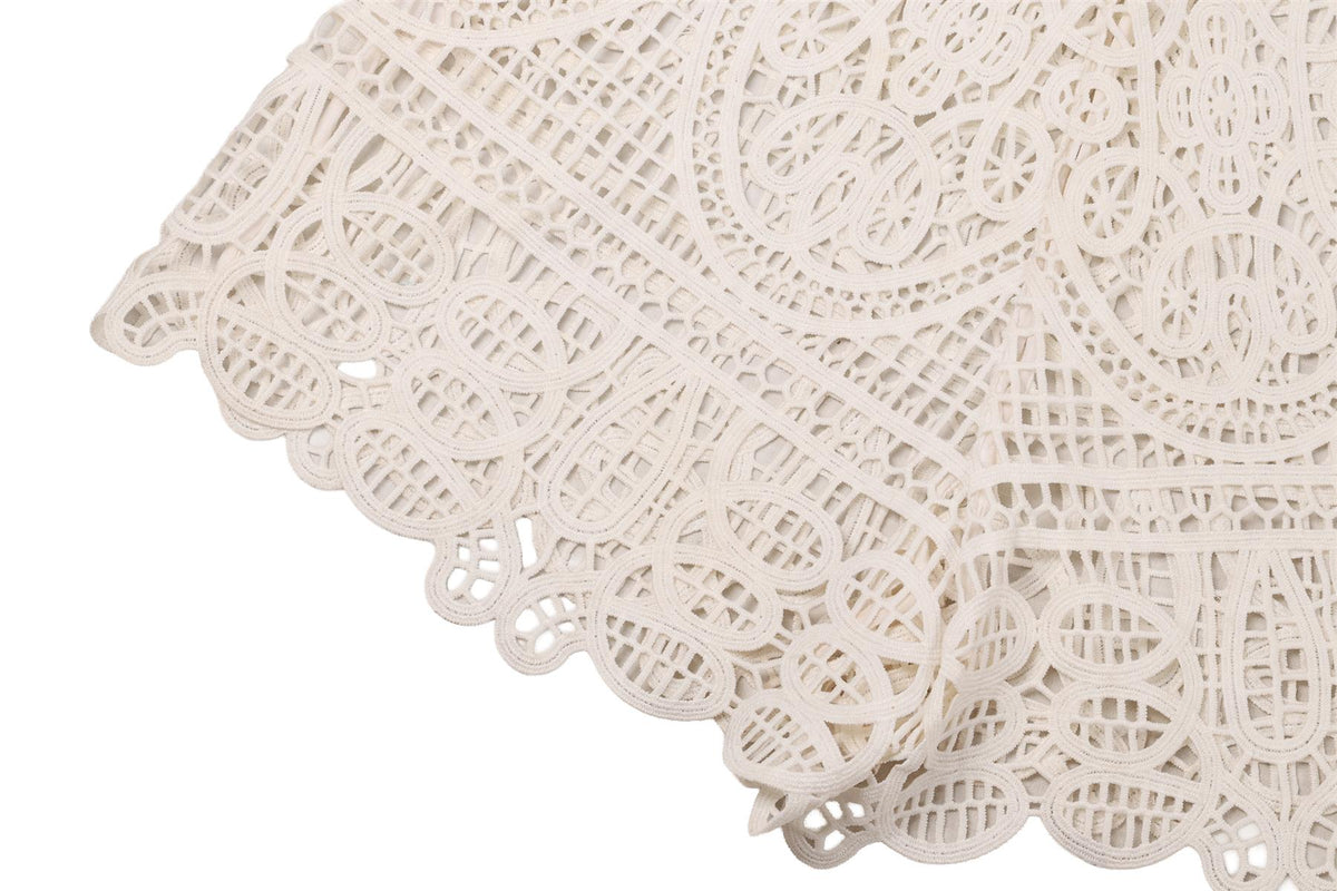 WAIMARI WHITE LACE SHORTS SMALL