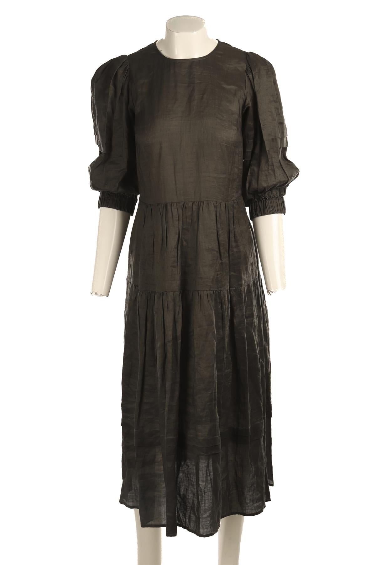 SEA NEW YORK GREEN RAMIE MAXI DRESS US 0 UK 4