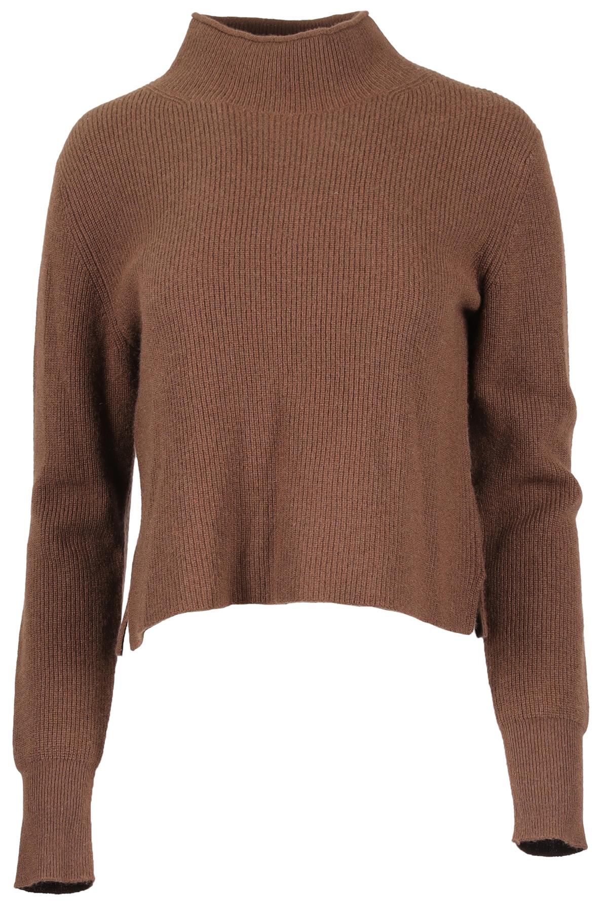 NAKED CASHMERE BROWN CASHMERE SWEATER XSMALL