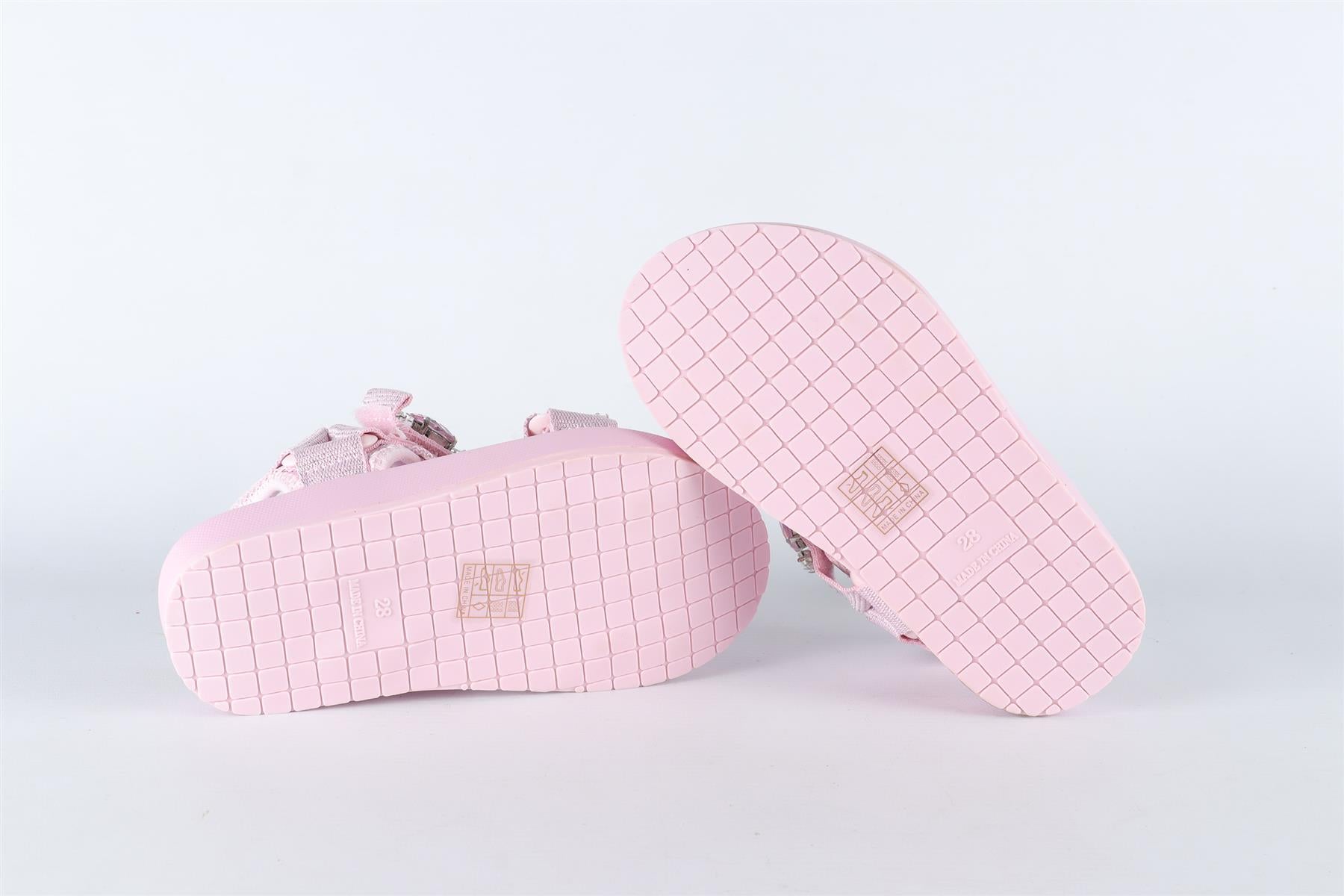 MONNALISA PINK KIDS GIRLS RUBBER SANDALS EU 28 UK 10 US 11