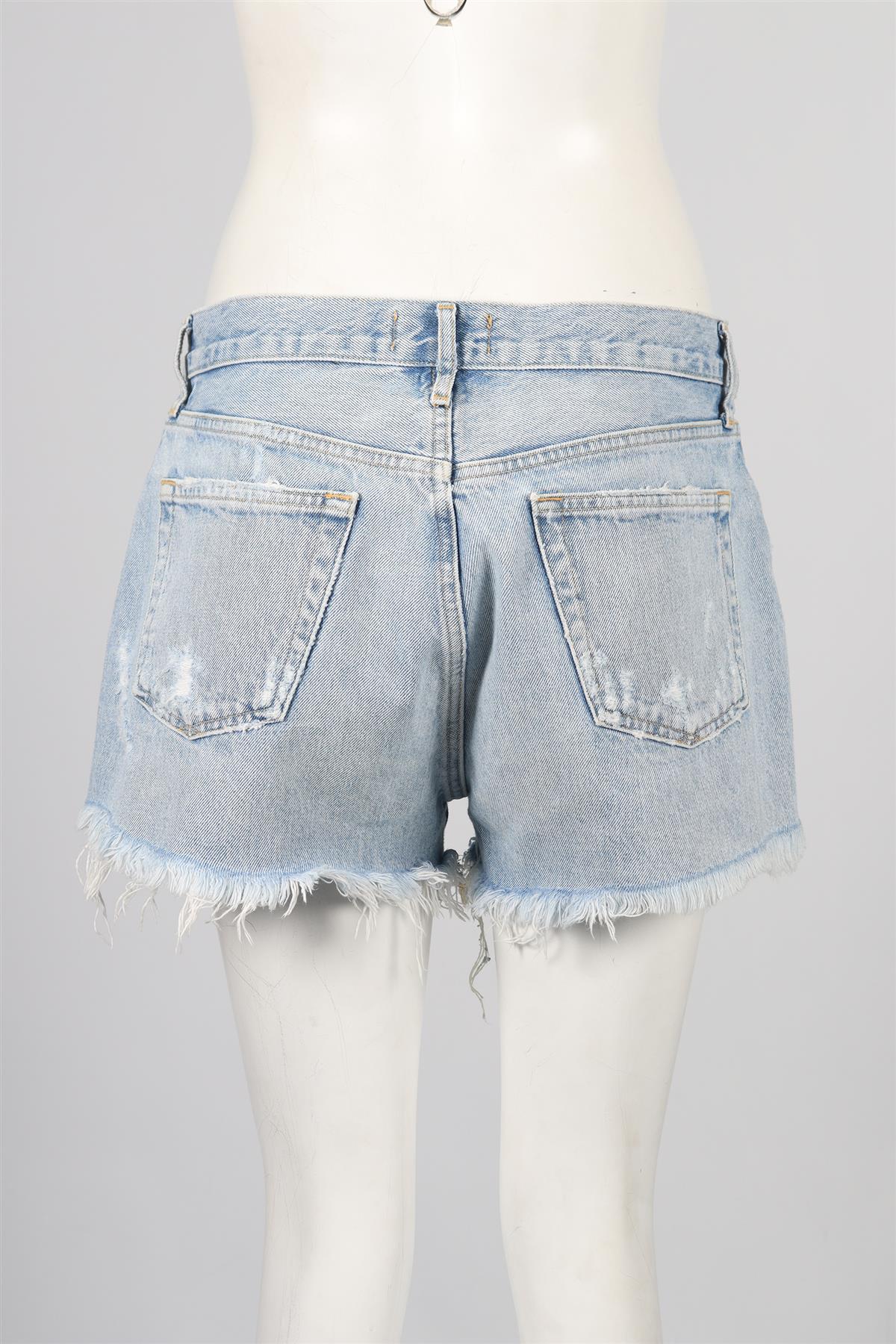 AGOLDE HIGH RISE DENIM SHORTS W28 UK 10