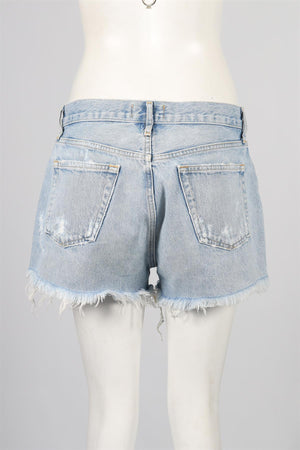 AGOLDE HIGH RISE DENIM SHORTS W28 UK 10