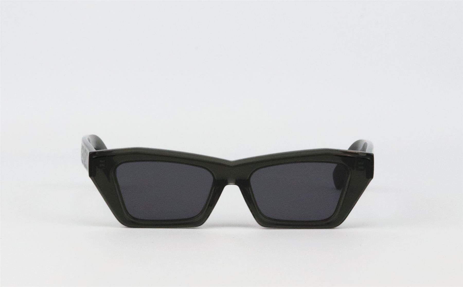 KENZO RECTANGLE FRAME ACETATE SUNGLASSES