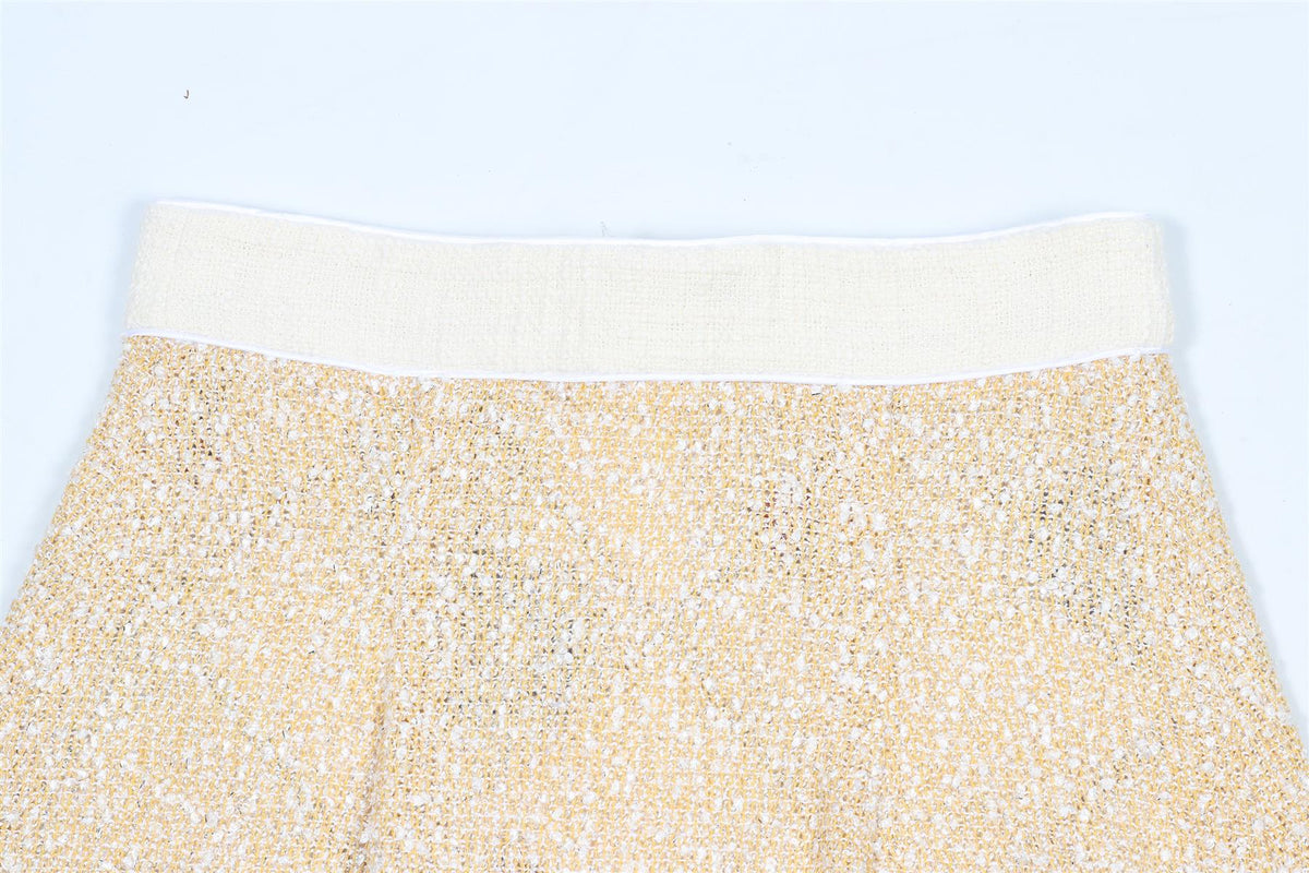 ALESSANDRA RICH COTTON BLEND MINI SKIRT IT 38 UK 6
