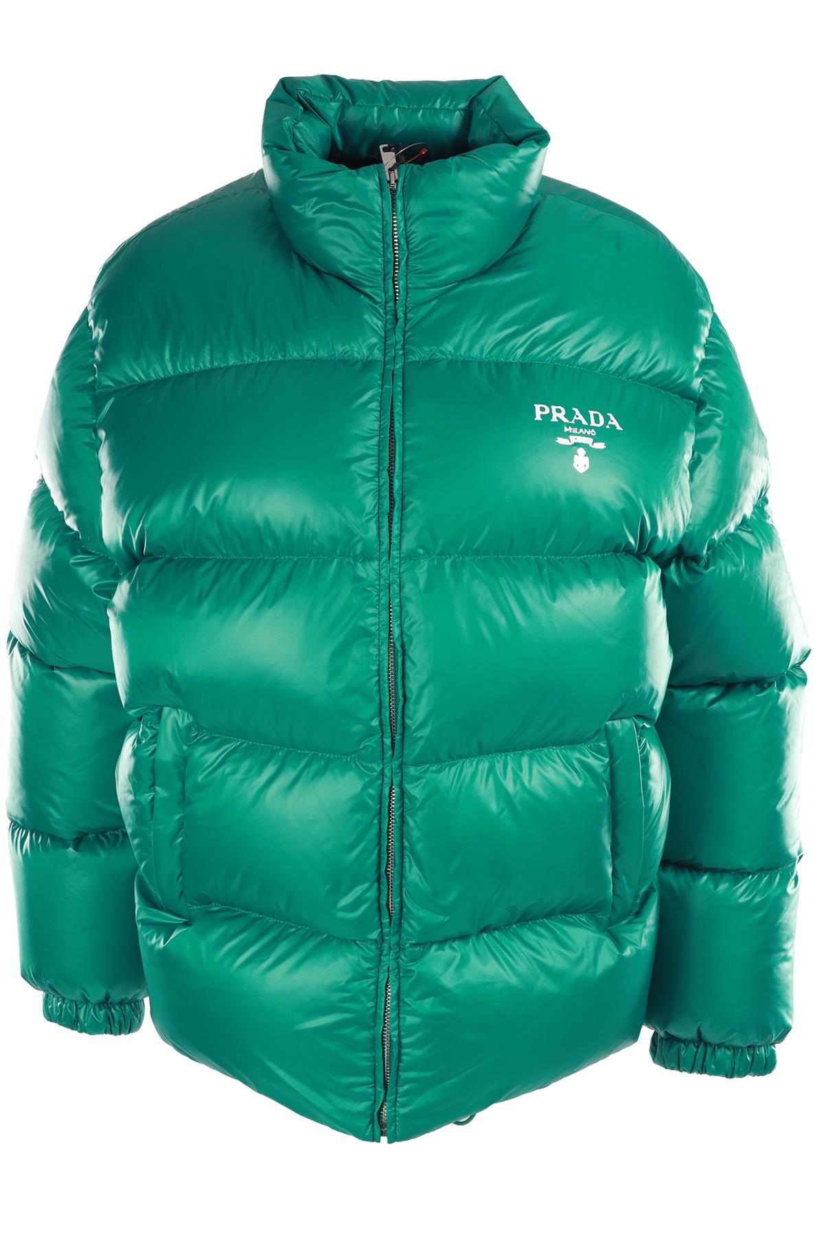 PRADA GREEN PADDED DOWN JACKET IT 38 UK 6