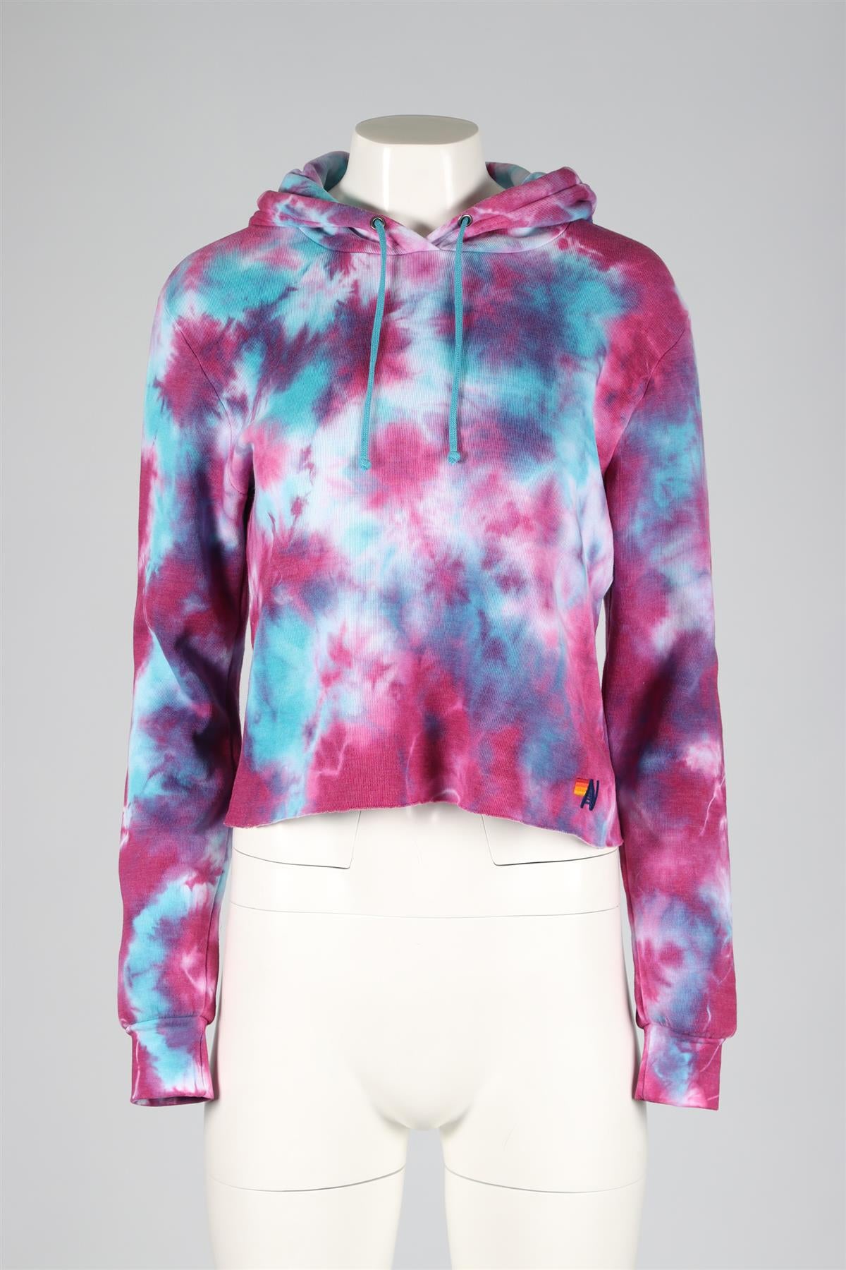 AVIATOR NATION MULTICOLOURED COTTON BLEND HOODIE SMALL
