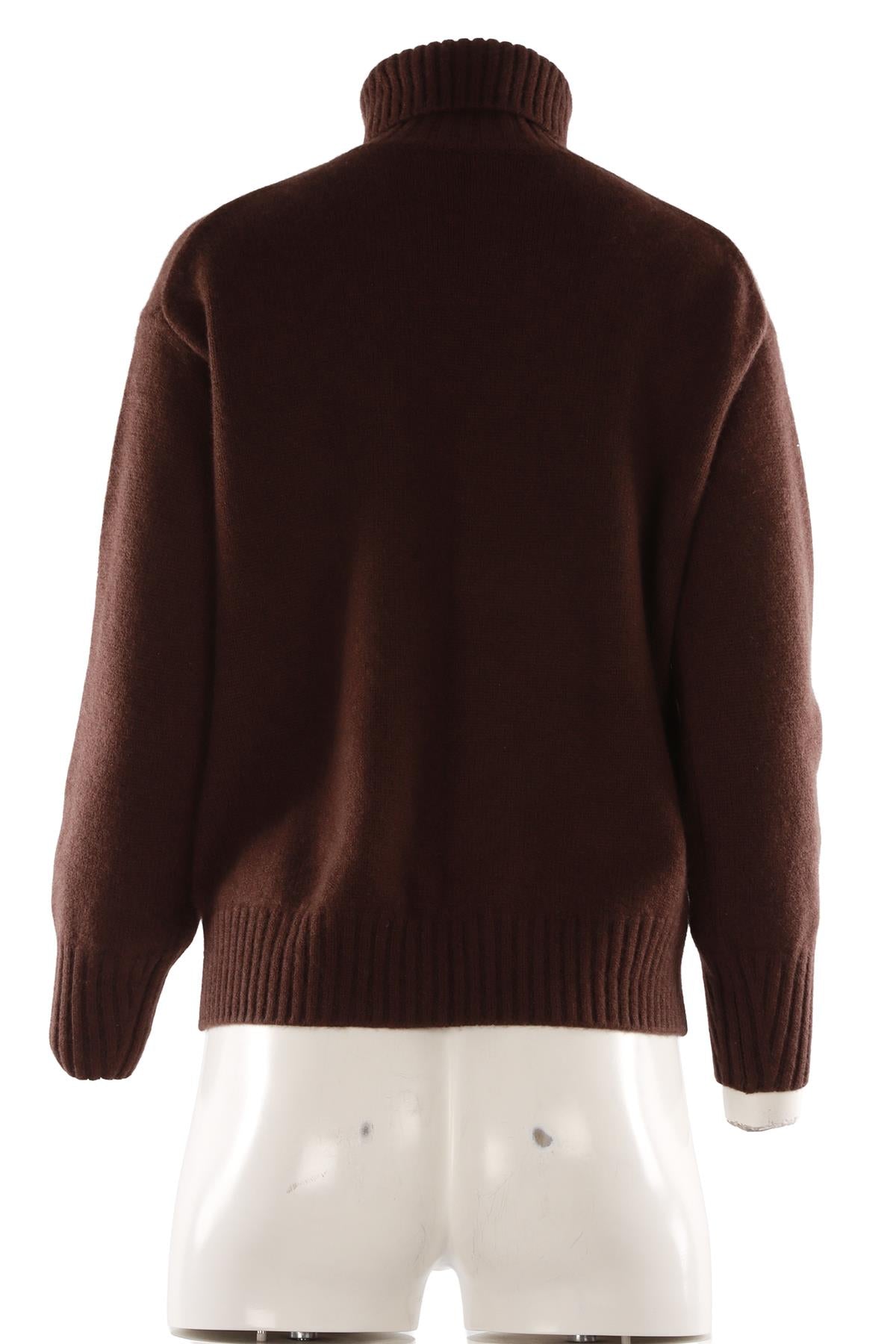 BROWN CASHMERE SWEATER