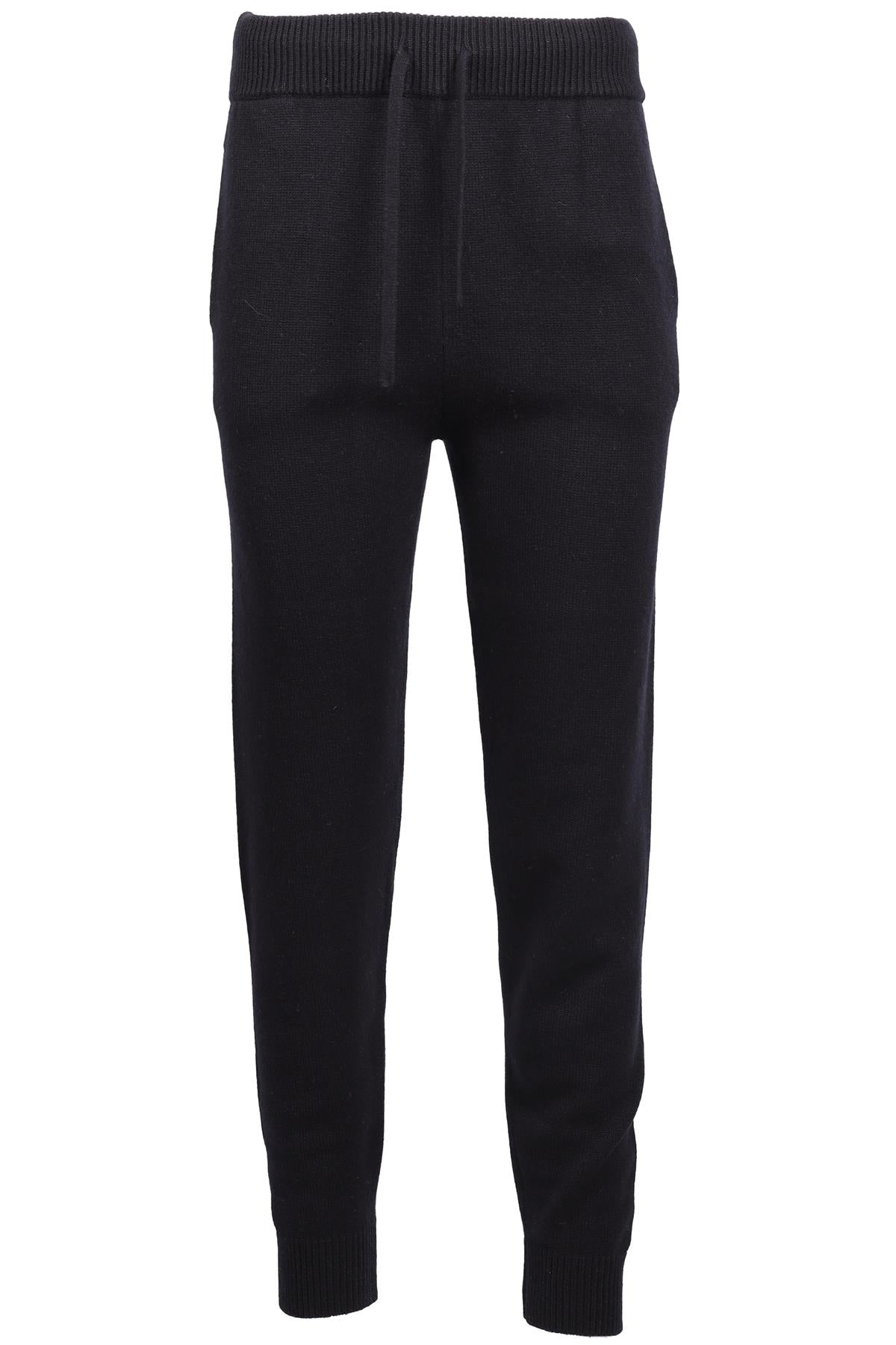 ALEX EAGLE SPORTING CLUB NAVY CASHMERE TRACK PANTS SMALL