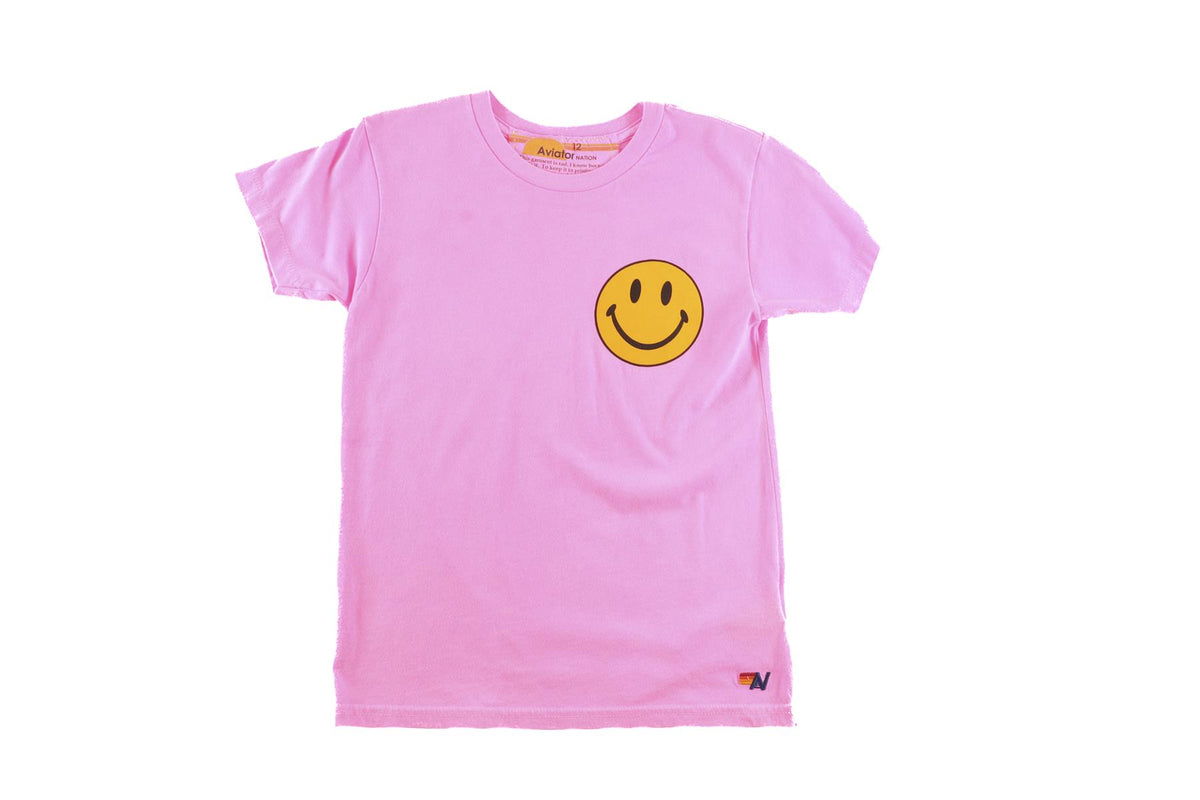 AVIATOR NATION PINK KIDS GIRLS T-SHIRT 12 YEARS