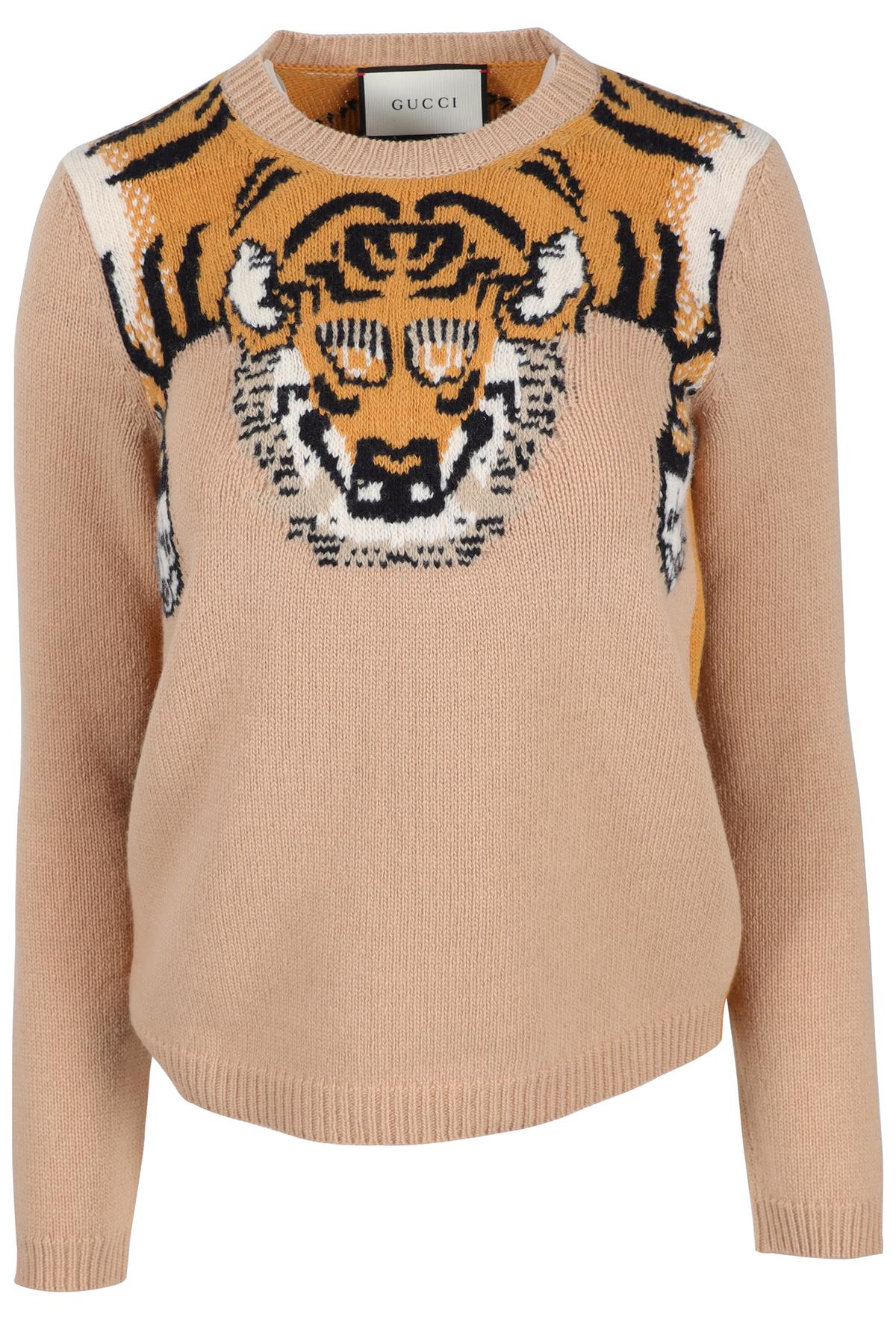 GUCCI BEIGE WOOL SWEATER MEDIUM