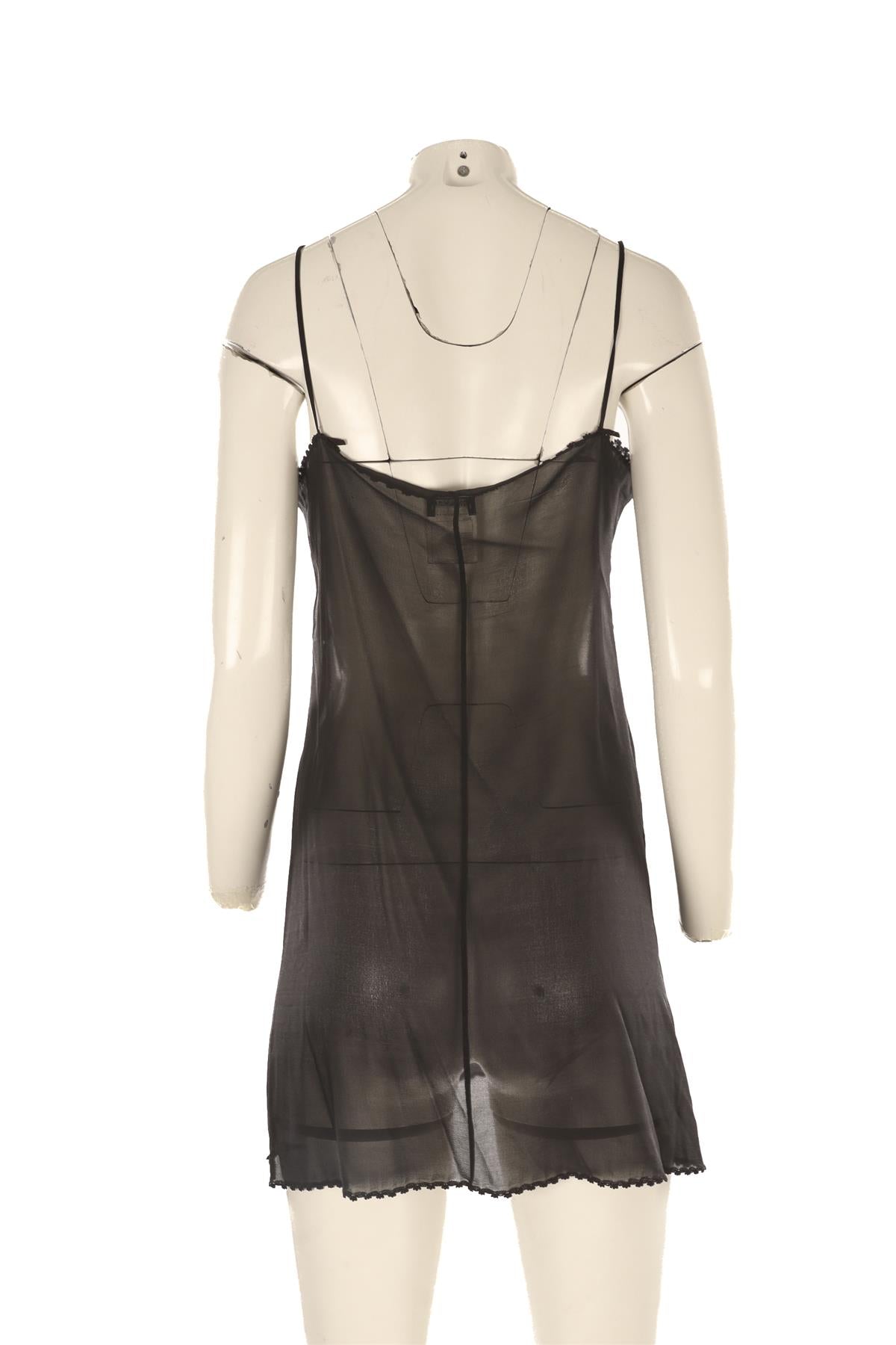 CHANEL BLACK 2014 CASHMERE MIDI DRESS FR 38 UK 10