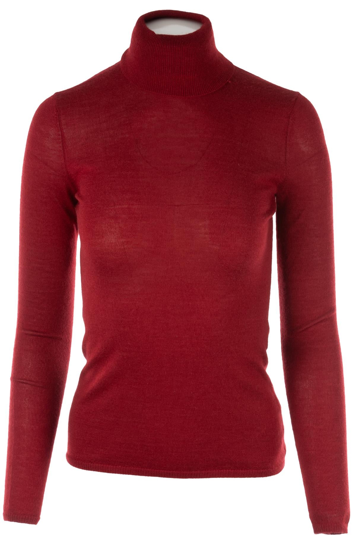 GABRIELA HEARST RED CASHMERE SWEATER SMALL
