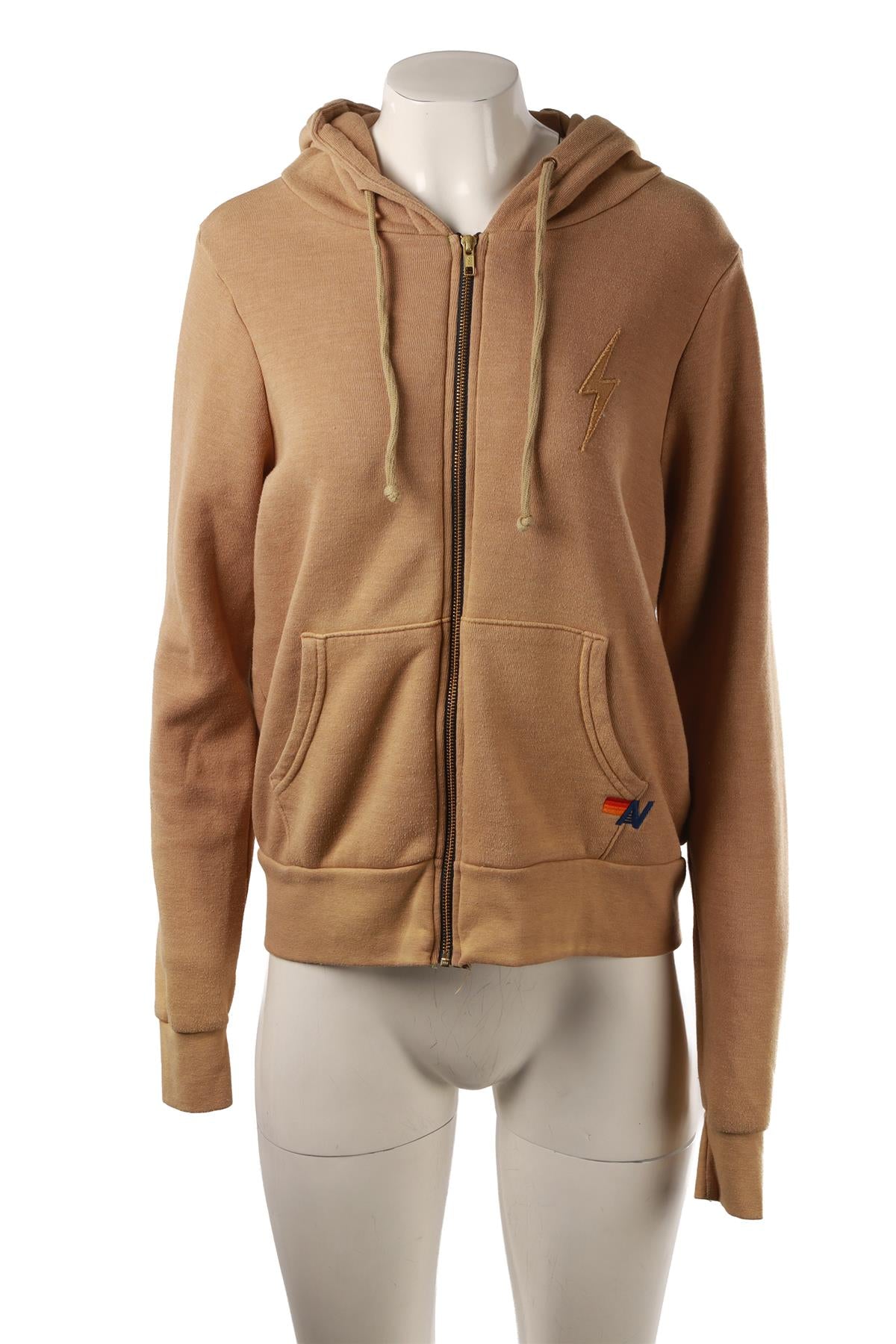 BEIGE COTTON HOODIE