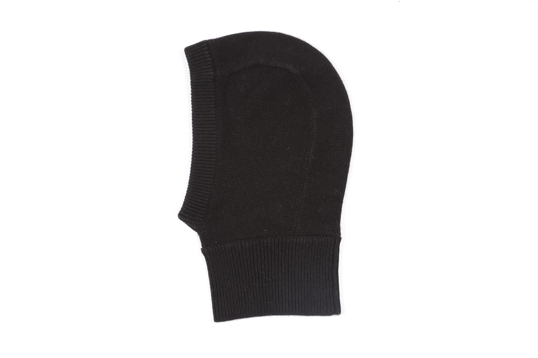 RISE & FALL BLACK WOOL BALACLAVA ONE SIZE
