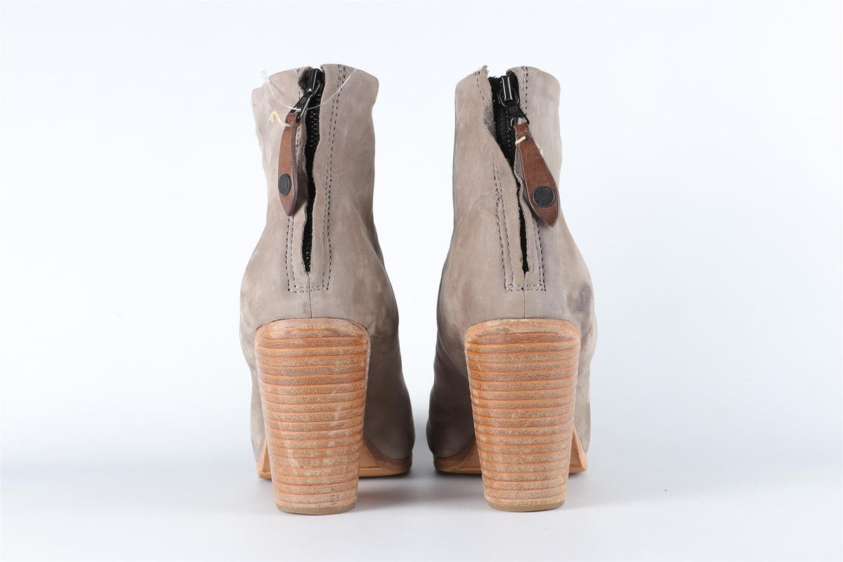 RAG & BONE GREY SUEDE ANKLE BOOTS EU 38 UK 5 US 8