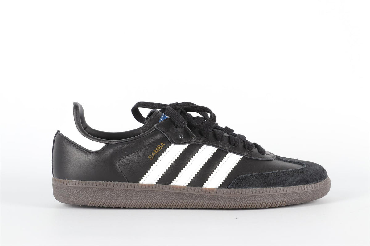 ADIDAS BLACK SAMBA CORE BLACK SNEAKERS EU 38.5 UK 5.5 US 6
