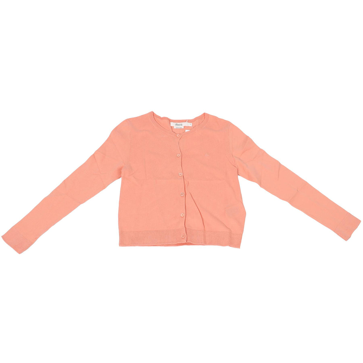 BONPOINT PEACH KIDS GIRLS COTTON CARDIGAN 8 YEARS