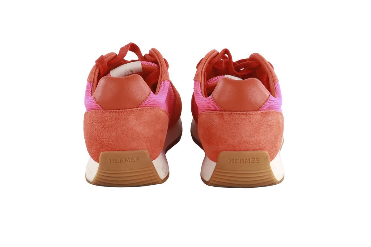 HERMÈS PINK ESCAPE MESH SNEAKERS EU 36 UK 3 US 6