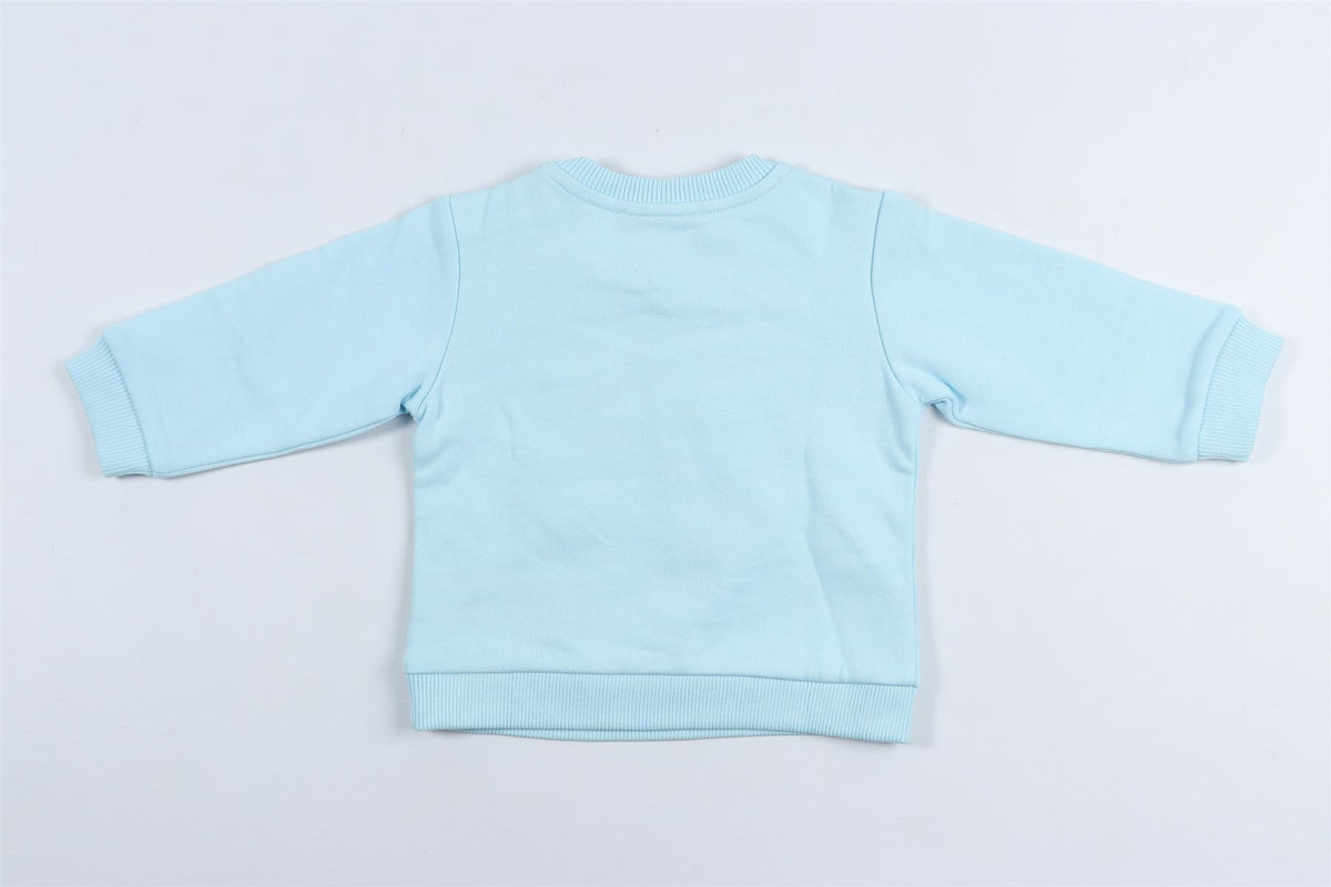 BALMAIN BLUE BABY BOYS SWEATSHIRT 9 MONTHS