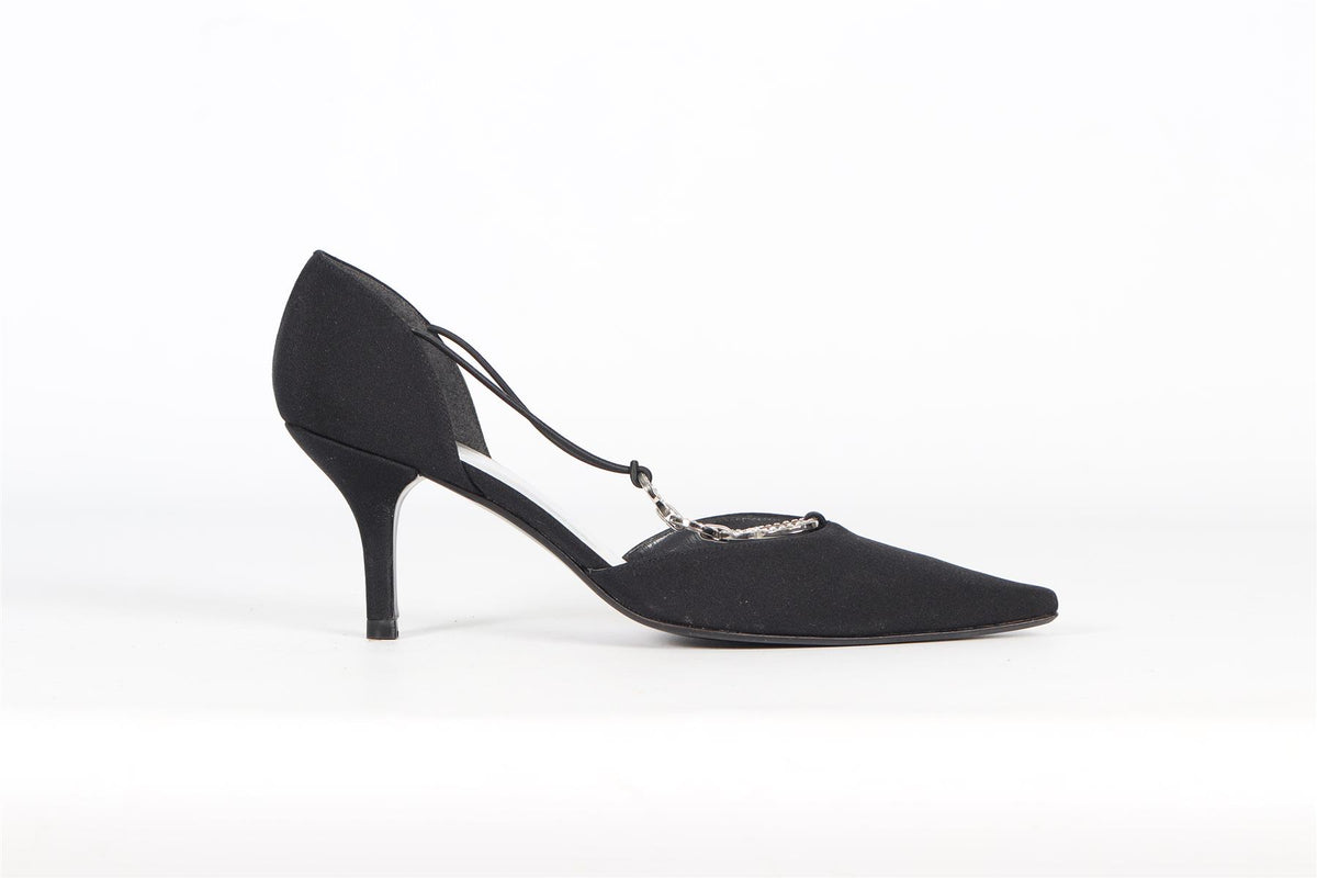 STUART WEITZMAN VINTAGE GROSGRAIN PUMPS EU 36.5 UK 3.5 US 6.5