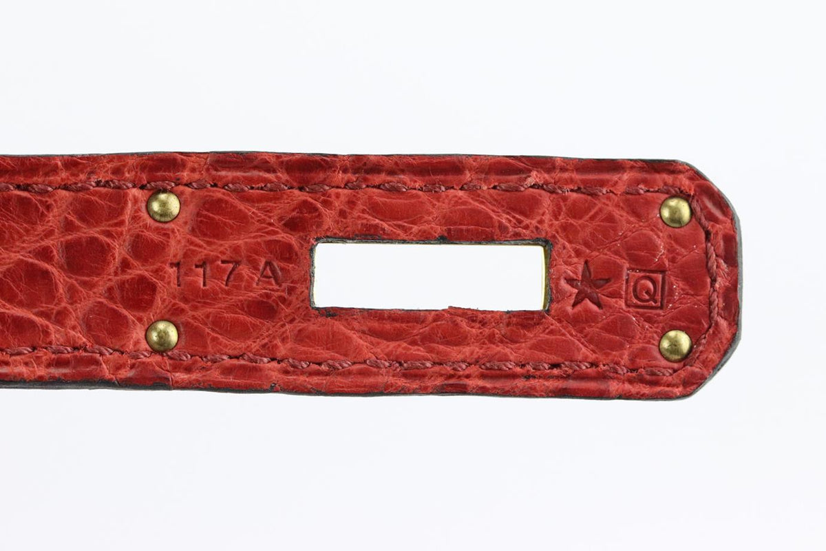 HERMÈS 2013 BIRKIN 35CM MATTE ALLIGATOR MISSISSIPPIENSIS LEATHER BAG