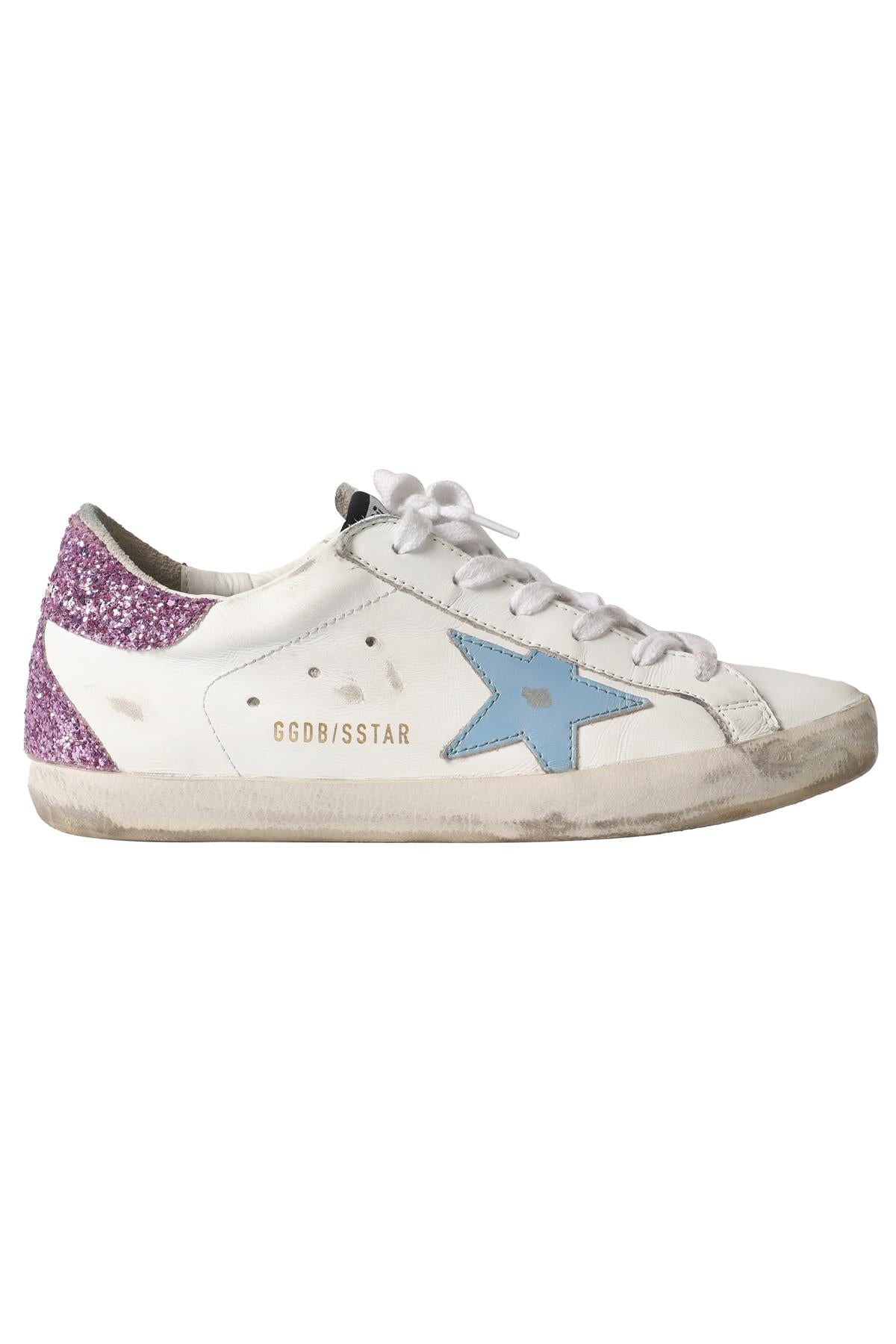 GOLDEN GOOSE DELUXE BRAND WHITE SUPER STAR LEATHER SNEAKERS EU 38