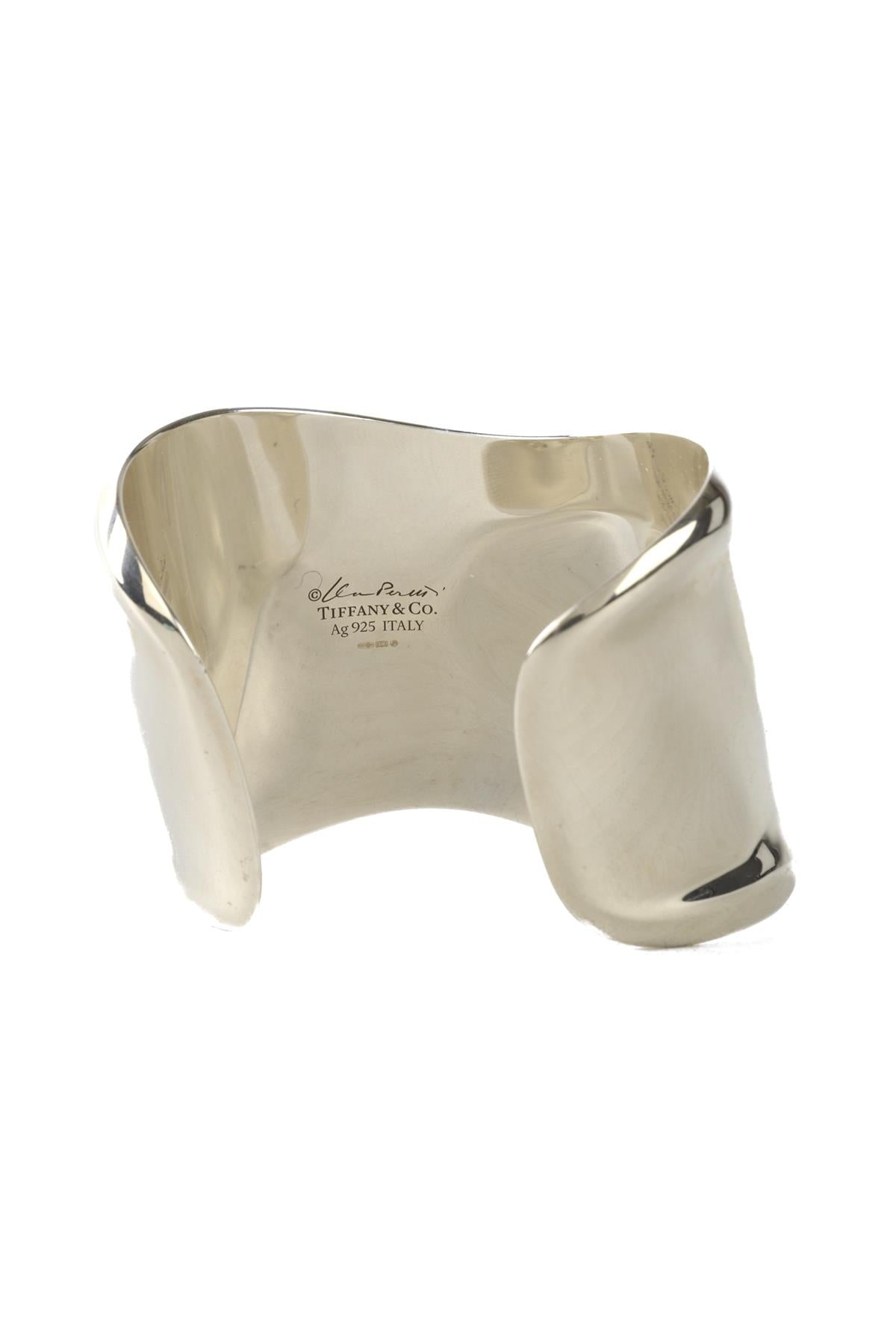 TIFFANY & CO + ELSA PERRETTI SILVER MEDIUM STERLING SILVER BONE CUFF MEDIUM