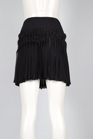 ANTONIO BERARDI BLACK JERSEY MINI SKIRT IT 40 UK 8