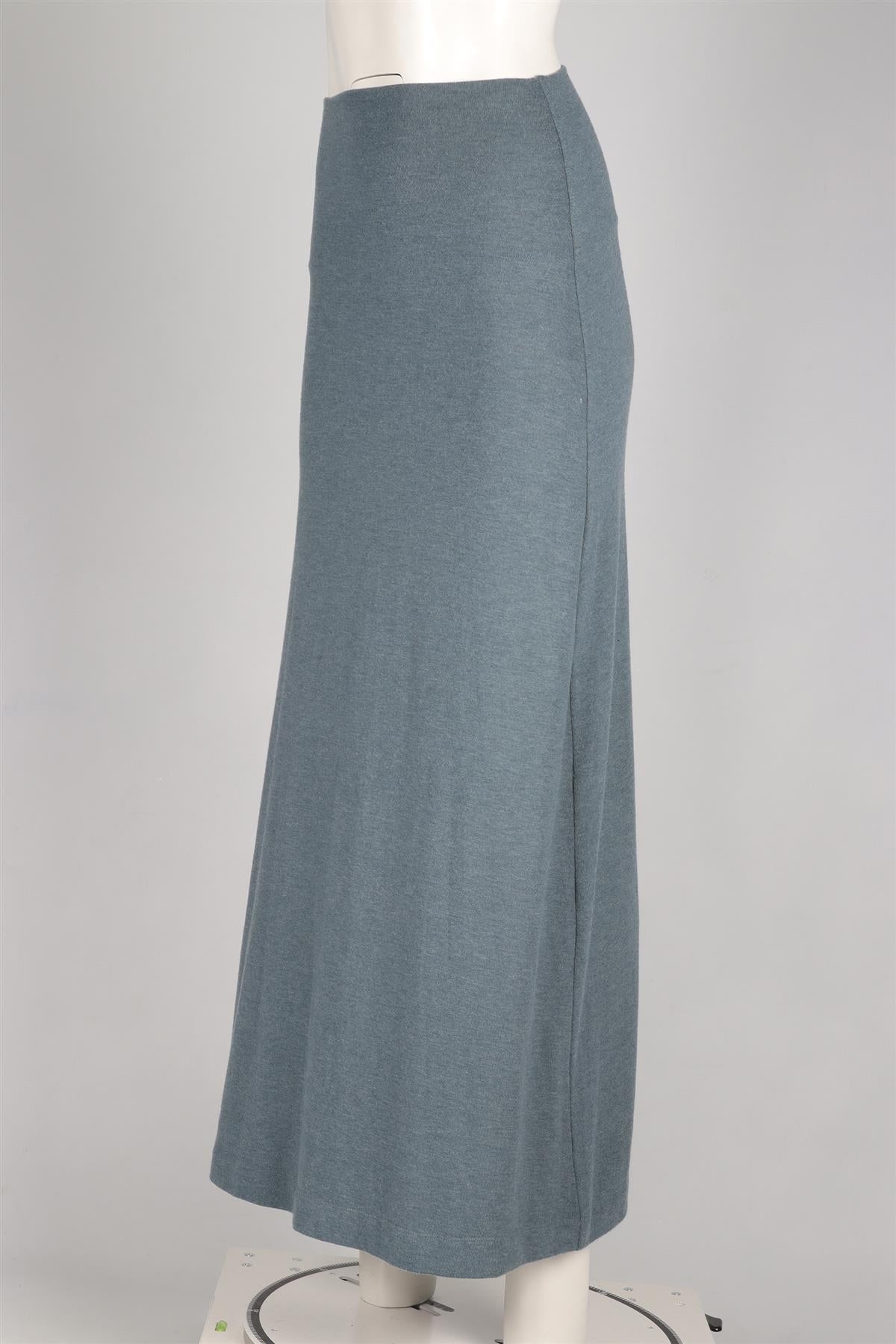 LESET BLUE JERSEY MAXI SKIRT XSMALL