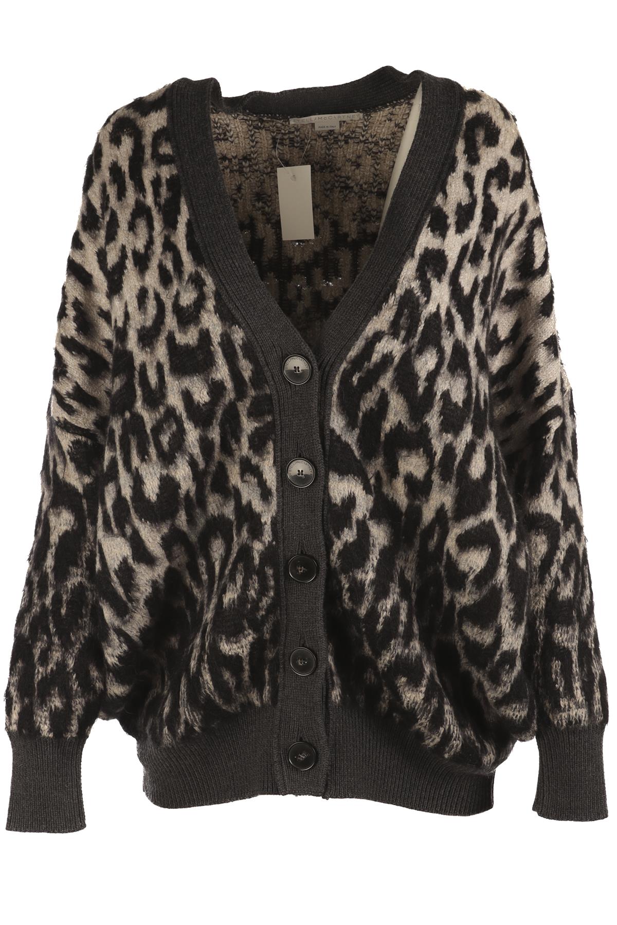 STELLA MCCARTNEY GREY WOOL CARDIGAN IT 36 UK 4