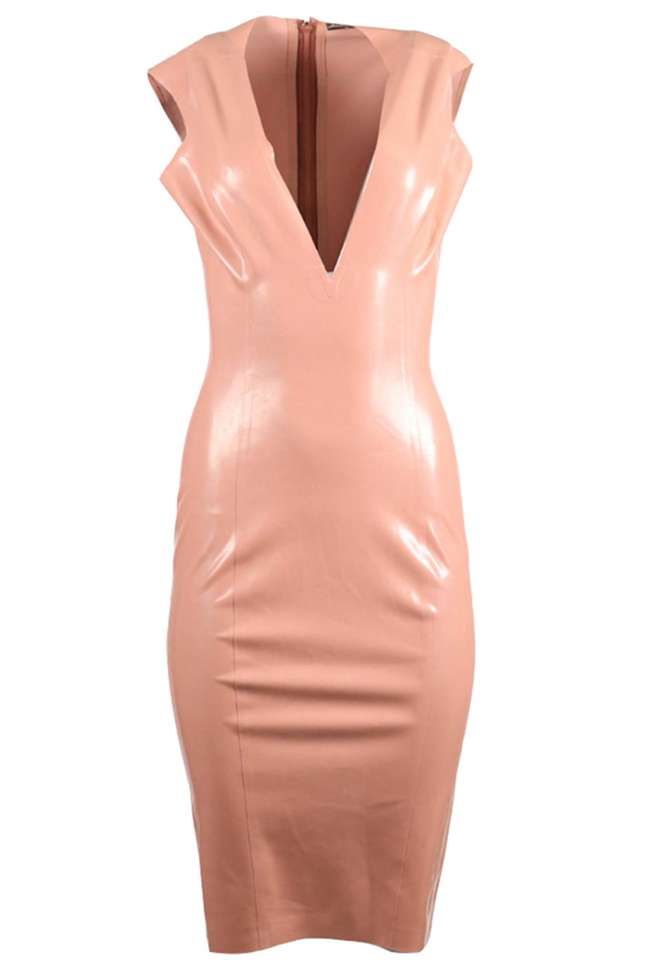ATSUKO KUDO VINYL MIDI DRESS MEDIUM