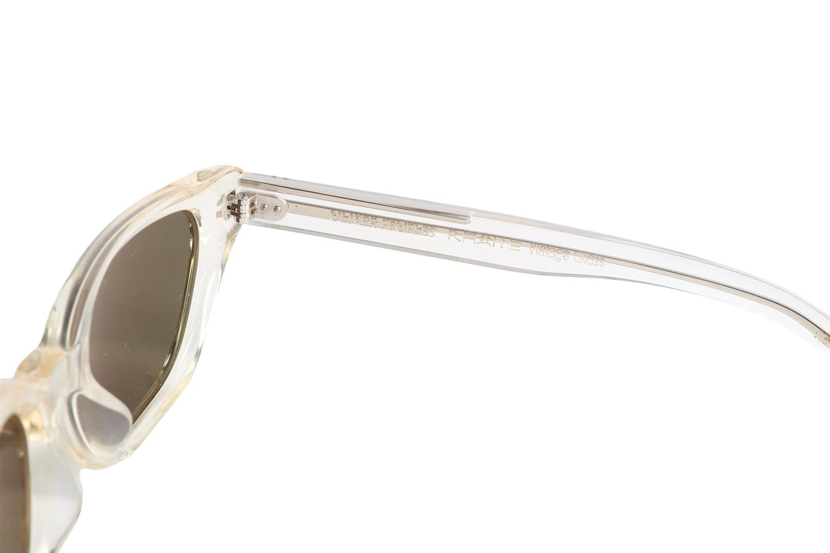 OLIVER PEOPLES + KHAITE NEUTRALS CAT EYE ACETATE SUNGLASSES
