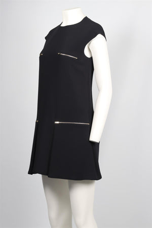 STELLA MCCARTNEY NAVY CREPE MINI DRESS IT 40 UK 8