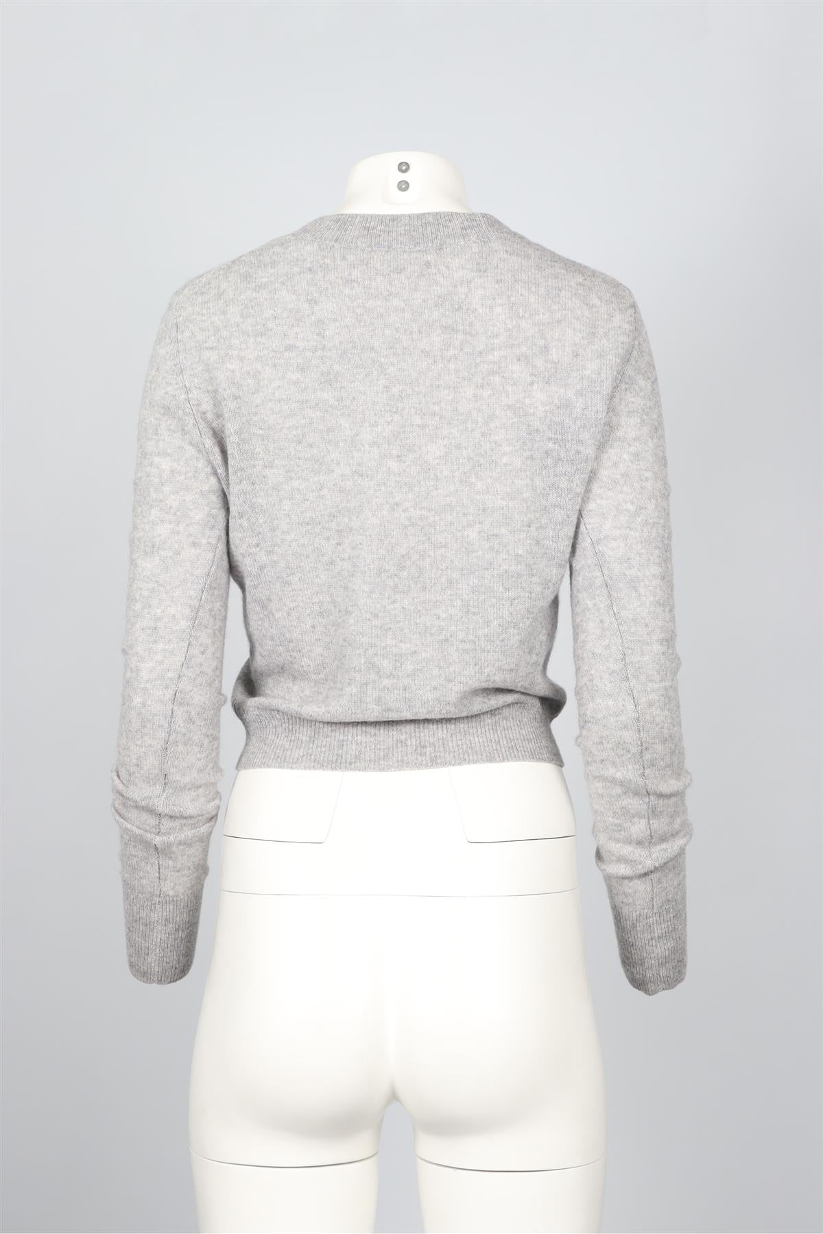 ÉTERNE GREY CASHMERE SWEATER XSMALL-SMALL