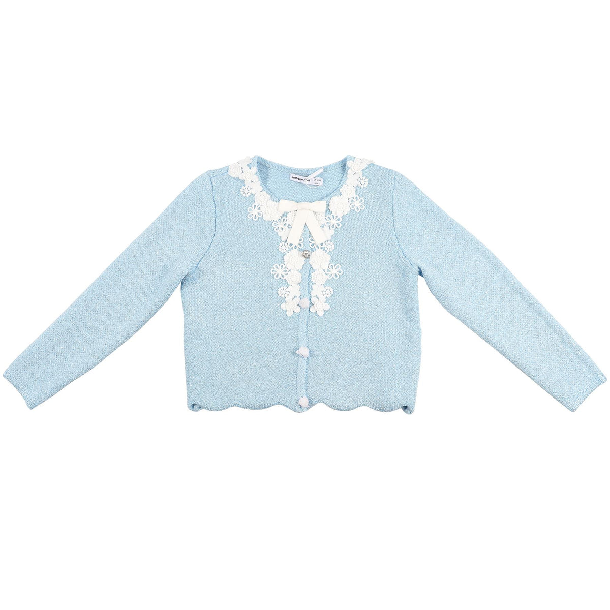 SELF-PORTRAIT BLUE KIDS GIRLS KNIT CARDIGAN 10-12 YEARS