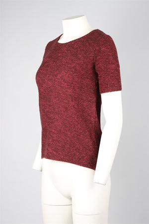 MAJE PINK WOOL BLEND SWEATER US 2 UK 6