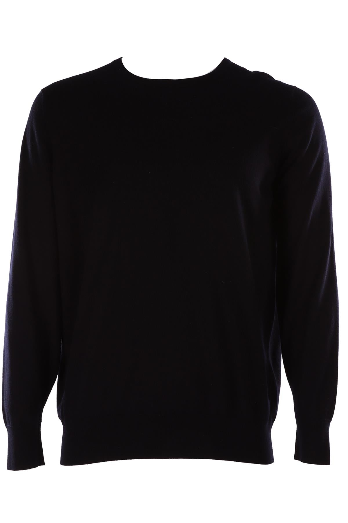 NAVY MEN'S CASHMERE SWEATER