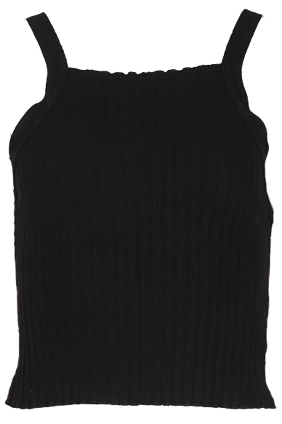 JOHN ELLIOTT CROPPED RIBBED KNIT TOP SMALL