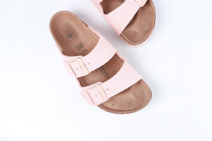 BIRKENSTOCK PINK CANVAS SANDALS EU 38 UK 5 US 8